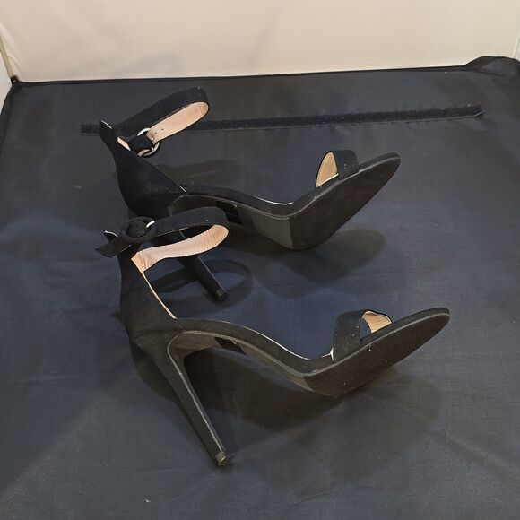 BRAND NEW HERSTYLE CHARMING- ANKLE STRAP ROUNDED BUCKLE OPEN TOE STILETTO HEEL - Picture 13 of 16